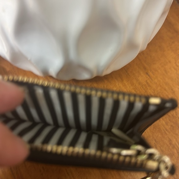 KATE SPADE CARD WALLET TWO SIDED ONE POCKET ZIP - Picture 5 of 6